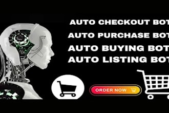do auto checkout bot, amazon bot, buying bot, ecommerce bot, restock bot, alert
