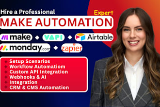 make com automation made com monday com crm zapier integration n8n ai agent