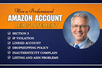 fix amazon suspension account, section 3, ip compliant, related account, poa