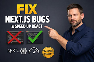 fix next js bugs and optimize react web performance