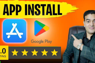 do IOS and android app promotion, gain app install app marketing, game promotion