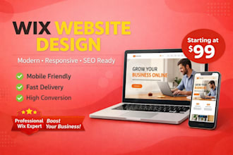 do wix website design or rdesign wix website website business wix seo