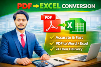 convert PDF to excel or word accurately
