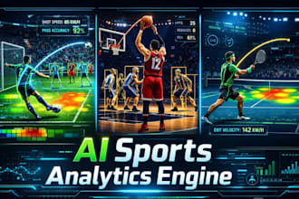 develop real time sports analytics engine for soccer, tennis and basketball