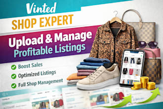 fix and optimize your vinted shop with high converting listings that boost visib