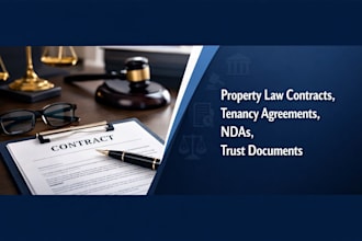 draft property law contracts, tenancy agreements, ndas, trusts and precision