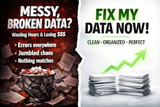 fix excel reports , sales data, invoice errors bills and exp