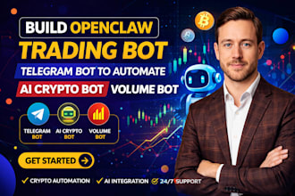 build openclaw trading bot, custom aidrop bot, ai crypto trading bot, volume bot