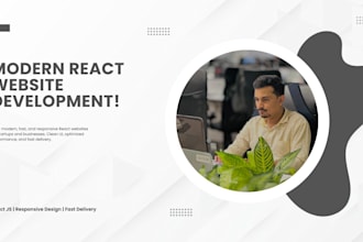 build a modern react landing page for your startup