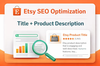 seo title and product description for etsy listings