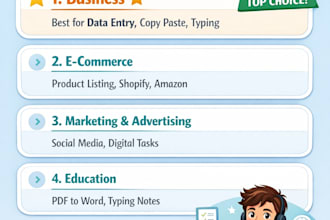 do fast copy paste, typing and data entry work