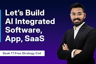 build ai integrated software, app, saas