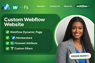 setup webflow dynamic pages custom filter webflow automation memberstack outseta
