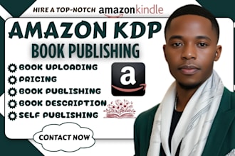 upload and publish your book on amazon kdp kindle direct publishing