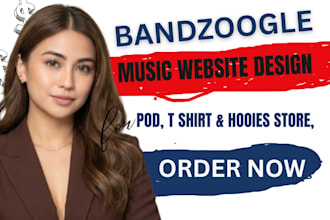 bandzoogle store, design bandzoogle website, bandzoogle page, merch store, epk