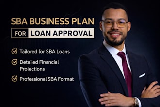 prepare an sba business plan for loan approval