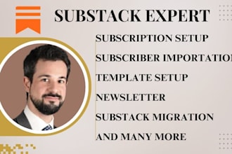 do substack newsletter template substack subscriber import subscription setup