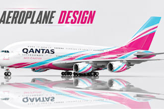design a custom airplane wrap, car wrap and  vehicle design
