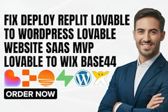fix deploy replit lovable to wordpress lovable website saas mvp lovable to wix