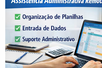 ser sua assistente administrativa remoto