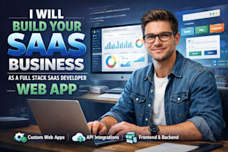 build saas business as a full stack saas developer web app