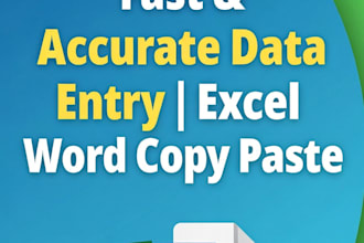 do fast excel data entry, word typing and copy paste work