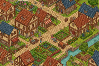 do topdown pixel tileset tile map sprite sheet dnd rpg asset pixel art animation