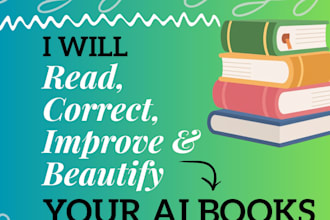 read edit and improve your books created with ai