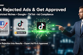 fix facebook ads rejection, and get your ads approved, niche ads approved