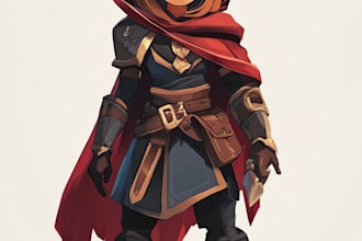 draw 2d game character or 2d game character