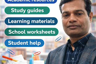 create professional study notes, worksheets, and educational content for student