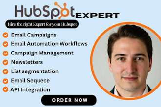do hubspot API integration website email automation setup zapier integration