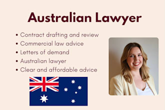 review or draft a contract as an australian lawyer