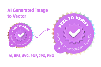 convert ai generated image to vector and do professional vector tracing