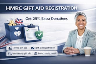 register hmrc gift aid for your UK charity