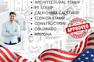 licensed florida california texas wy stamp a architectural stamp for city permit