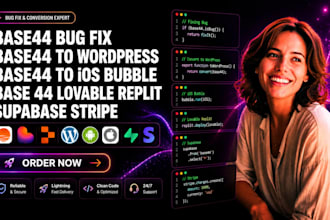 base44 bug fix base44 to wordpress base44 to ios bubble base 44 lovable replit