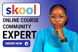 setup skool online community setup skool online course credit repair setup skool