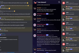 build a discord bot after a real life person for your server