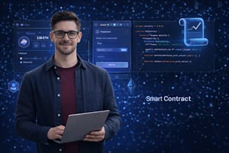 build the smart contract on blockchain