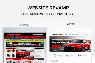 revamp your outdated website into a fast, modern, high converting site