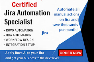 automate any manual actions or reports in jira