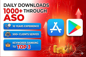 do app ranking and guarantee keyword ranking by growth hacking