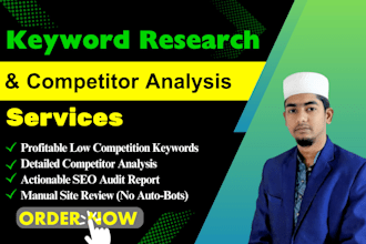 do SEO keyword research and competitor analysis