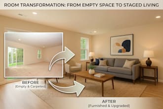 design realistic 3d virtual staging for your real estate listings