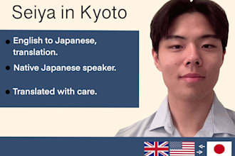 translate english into natural japanese