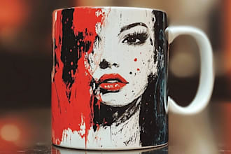 do custom mug design for print