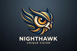 design a unique and powerful owl eye logo for your brand