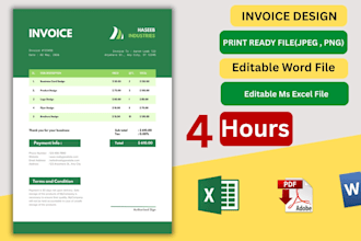 create xero invoice template, quote, receipt fillable PDF