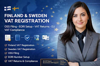 handle finland vat and sweden vat registration oss filing eori and vat returns